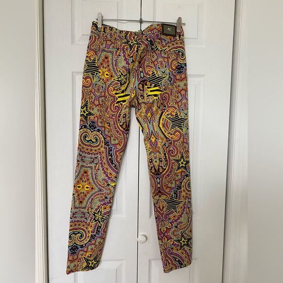 Designer Etro Rock Paisley Pants - Picture 2 of 7